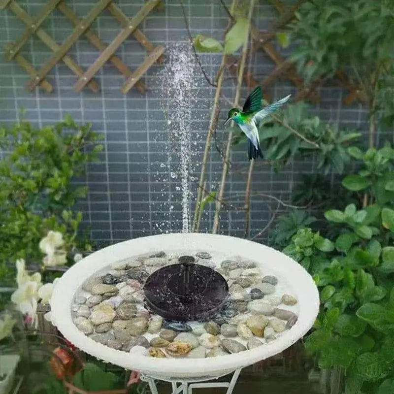 Bausatz für eine solarbetriebene Vogelfontäne