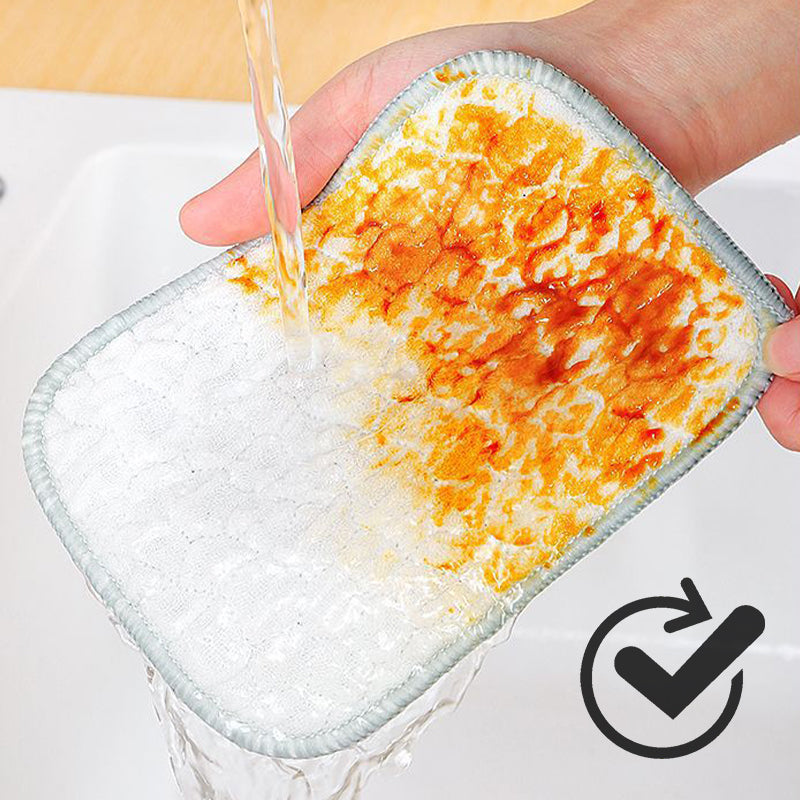 🔥Doppelseitiges kratzfreies Drahttuch