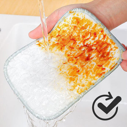 🔥Doppelseitiges kratzfreies Drahttuch