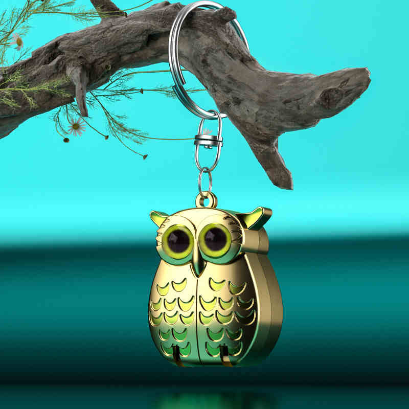 💥Mini-faltbarer Edelstahl-Eulen-Nagelknipser🦉