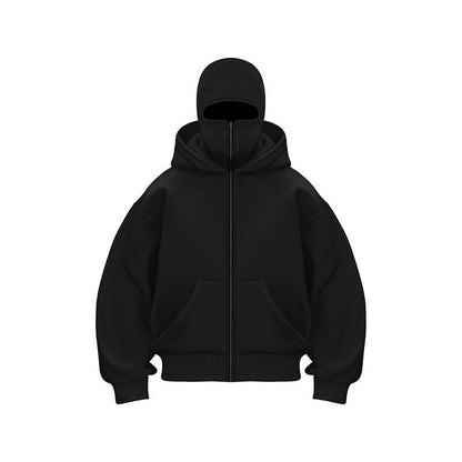 🔥Black-Friday-Mega-Angebot – 50 % Rabatt! Ninja Zip-Up Hoodie für Herren & Damen – Rundumschutz