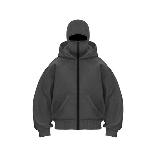 🔥Black-Friday-Mega-Angebot – 50 % Rabatt! Ninja Zip-Up Hoodie für Herren &amp; Damen – Rundumschutz