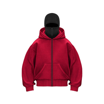 🔥Black-Friday-Mega-Angebot – 50 % Rabatt! Ninja Zip-Up Hoodie für Herren & Damen – Rundumschutz