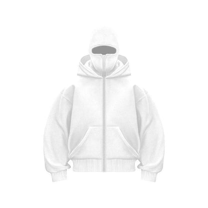 🔥Black-Friday-Mega-Angebot – 50 % Rabatt! Ninja Zip-Up Hoodie für Herren & Damen – Rundumschutz