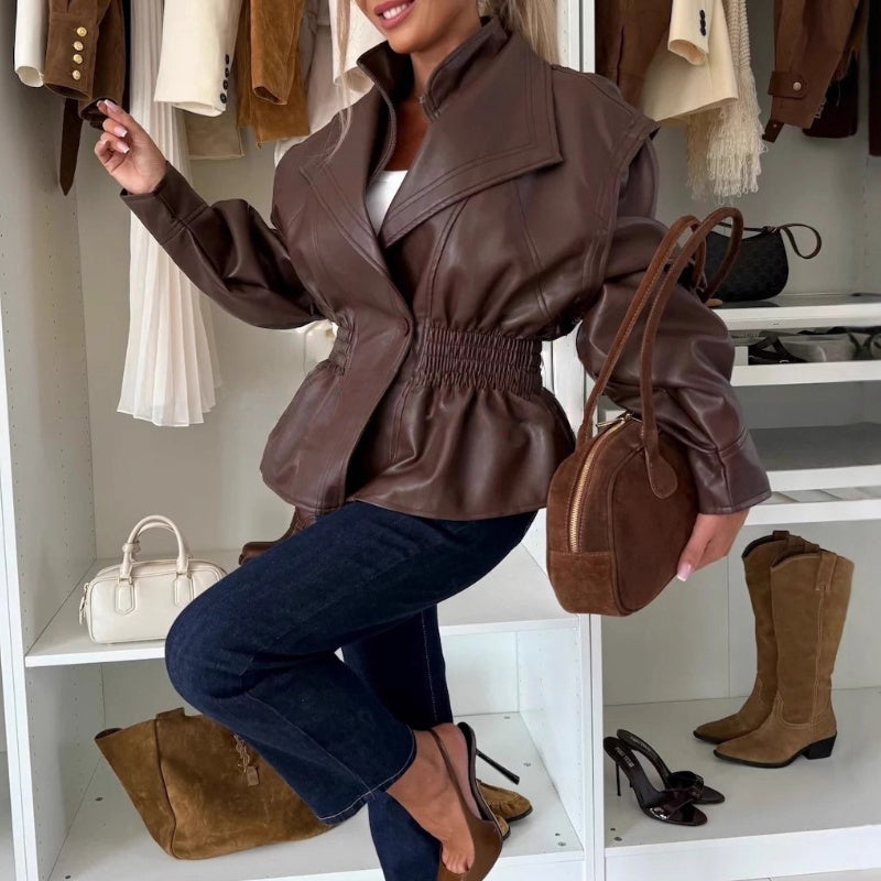 🌟Klassischer Notched-Lapel-Jacke in Einfarb-Design – Minimalistisch &amp; Hochwertig