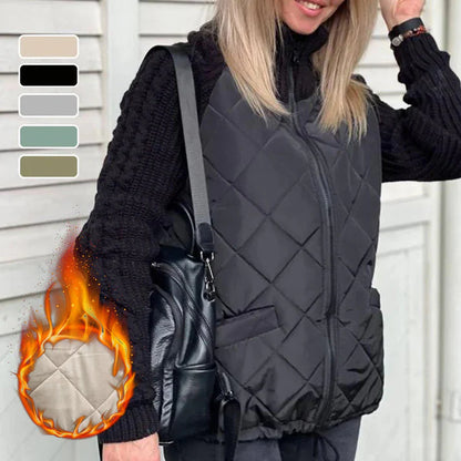 🍂Spätherbst/Frühwinter Angebote❄️Damen Strick Patchwork Puffy Jacke