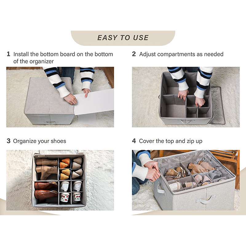 👟 Transparente, faltbare PVC-Schuhbox, wasserdichter Schuhorganizer fürs Büro