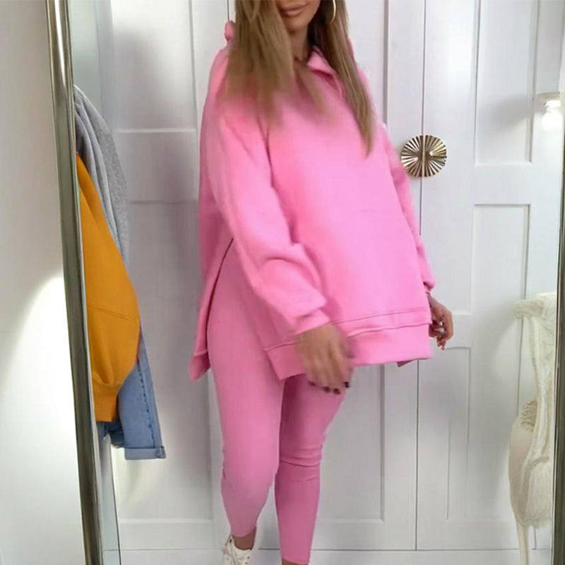 💖Stilfuldt sæt med hættetrøje og bukser til kvinder