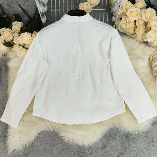 👔✨ 50 % RABATT! Løs, allsidig damebluse – lett, avslappet &amp;  Perfekt for hverdagslivet og kontoret ✨