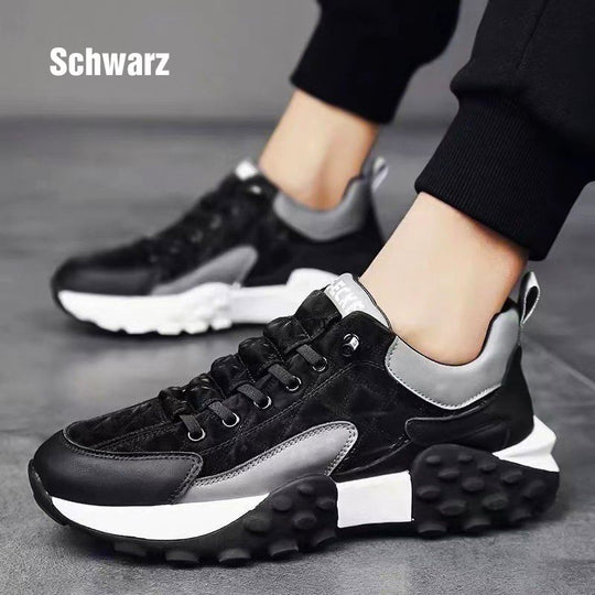 Nuove scarpe sportive e per il tempo libero rialzate, antiscivolo, con plateau
