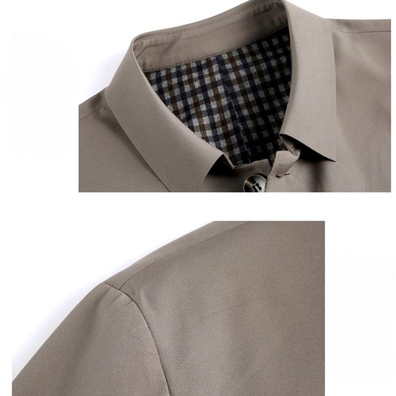 Casual Herrenjacke im geraden Schnitt