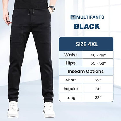 👖Letzter Tag 46% Rabatt🔥MultiPants – strapazierfähige Cargohose mit hoher Elastizität und mehreren Taschen