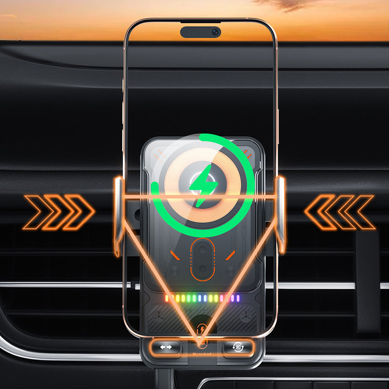 🔥HEISSER VERKAUF 50 % RABATT🎁⚡Über 50.000 verkauft! 📱Intelligente 2-in-1 Auto-Drehbare Handyhalterung &amp; Kabelloses Ladegerät⚡
