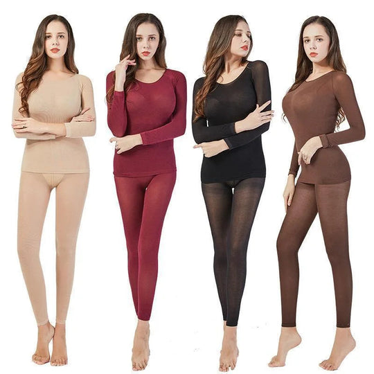 🩲 50% RABATT JETZT! ✨ Nahtlose Elastische Thermounterwäsche - Atmungsaktives Material mit Leichter Stütze für Unsichtbaren Komfort den Ganzen Tag 🌸✨