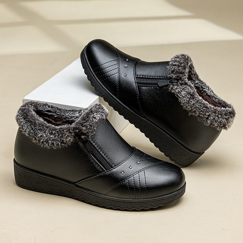 Dicke, warme Stiefeletten für Damen