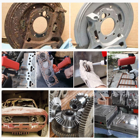 Bærbar håndholdt pneumatisk sandblæsningspistol