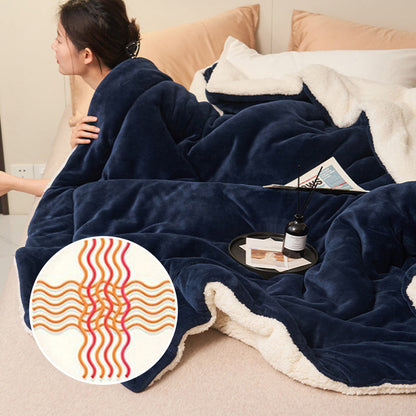 🥰Weihnachtsaktion – Zeitlich begrenzt 50%RABATT🥰Doppelschichtige, dicke Plüschdecke
