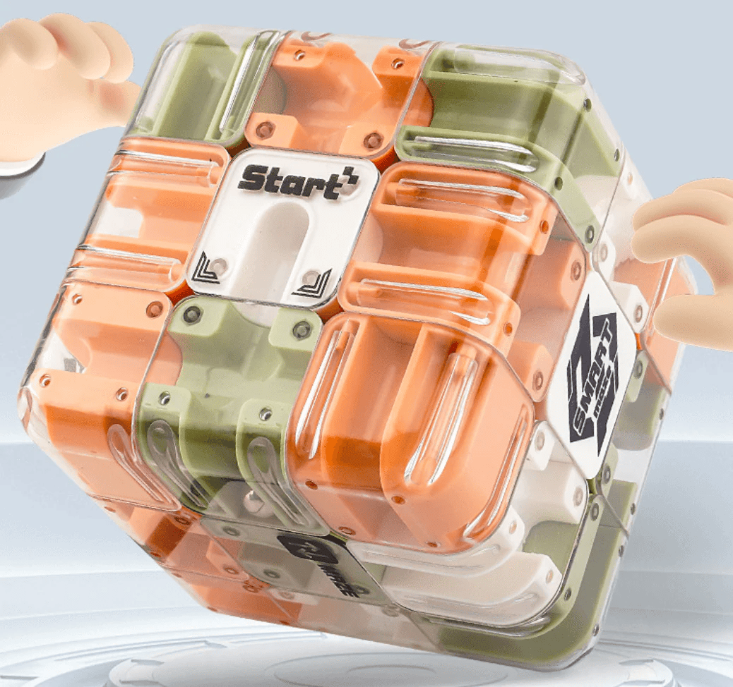 💥 LETZTER TAG VERKAUF 50% RABATT 💥Großes Labyrinth 3D-Puzzle Labyrinthwürfel – spannendes Denkspiel