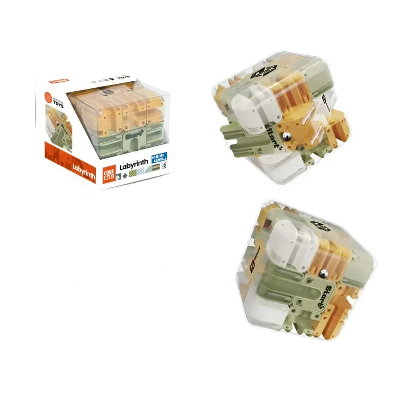 💥 LETZTER TAG VERKAUF 50% RABATT 💥Großes Labyrinth 3D-Puzzle Labyrinthwürfel – spannendes Denkspiel