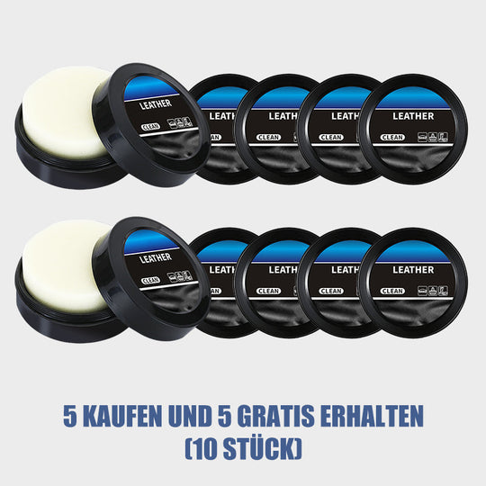 🧼 KAUFEN 3 ERHALTEN 2! ✨ Reinigungs- &amp; Pflegecreme für Leder - Tiefenreinigung mit Natürlichen Ölen für Möbel, Autositze &amp; Accessoires 🛋️🌟