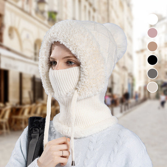 ⌛ Nur noch 3 Tage – 50 % auf alles! ⏰ 3-in-1-Winter-Sturmhaube für Damen