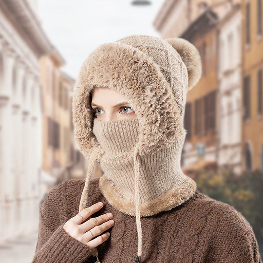 ⌛ Nur noch 3 Tage – 50 % auf alles! ⏰ 3-in-1-Winter-Sturmhaube für Damen