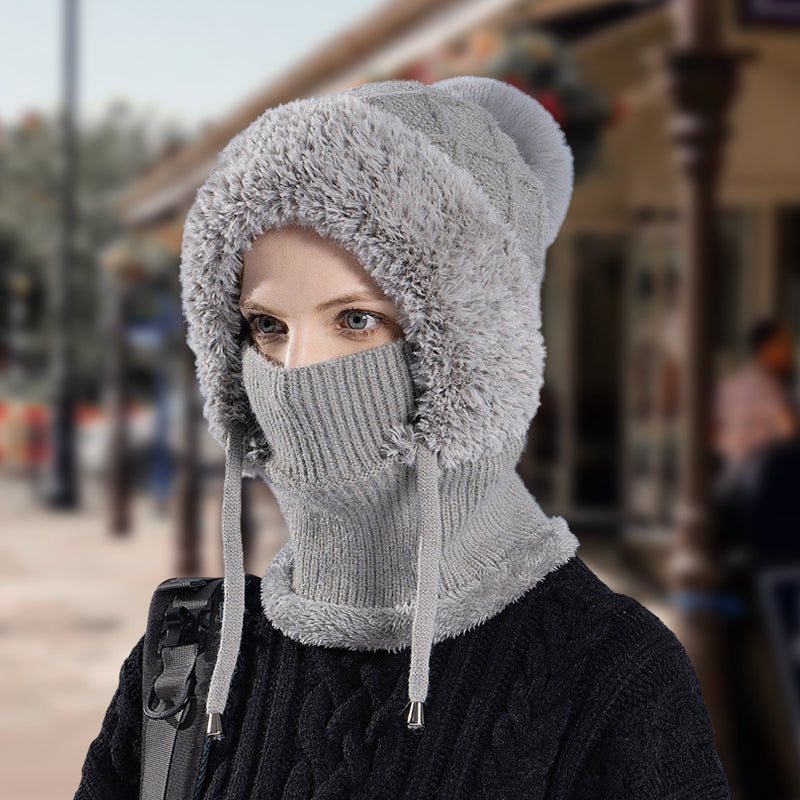 ⌛ Nur noch 3 Tage – 50 % auf alles! ⏰ 3-in-1-Winter-Sturmhaube für Damen
