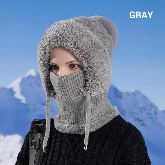 ⌛ Nur noch 3 Tage – 50 % auf alles! ⏰ 3-in-1-Winter-Sturmhaube für Damen
