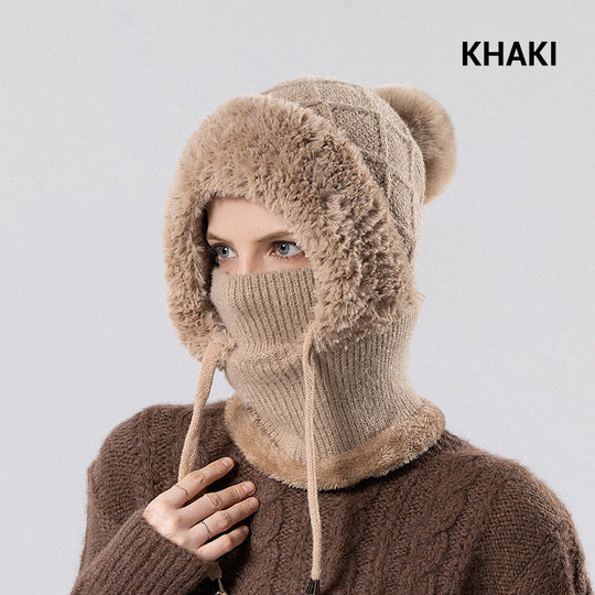 ⌛ Nur noch 3 Tage – 50 % auf alles! ⏰ 3-in-1-Winter-Sturmhaube für Damen