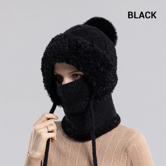 ⌛ Nur noch 3 Tage – 50 % auf alles! ⏰ 3-in-1-Winter-Sturmhaube für Damen