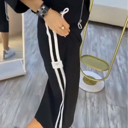 💥50% RABATT 💖 Damen-Set aus Stehkragenjacke und Kleid