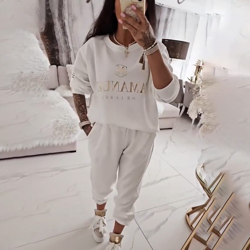 ❤️‍🔥Langärmliges Oberteil und Hose für Damen