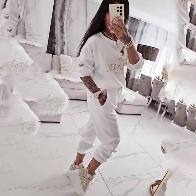 ❤️‍🔥Langärmliges Oberteil und Hose für Damen