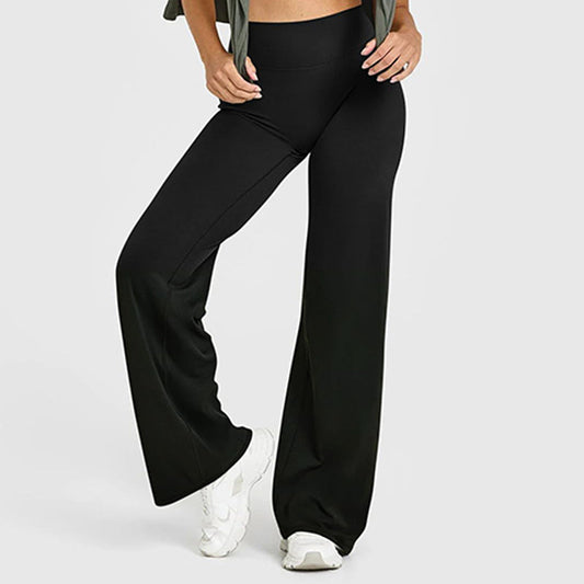 Weiche Stretchhose mit hoher Taille für Damen