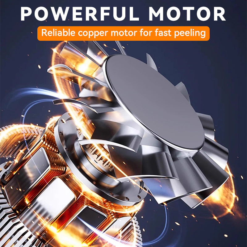 🎄✨60% RABATT! 🍇🧄 Transparenter elektrischer Obst- und Gemüseschäler – Schnell, einfach und effizient. Perfekt für die täglichen Küchenarbeiten!