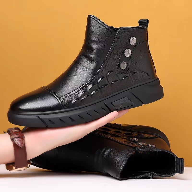 Bequeme Thermoschuhe für Herren, hochgeschlossen, zum Hineinschlüpfen (Kostenloser Versand)