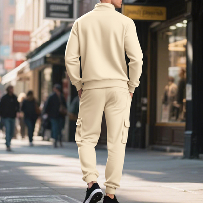 Chic Versatile Men's Warm 2-Piece Set