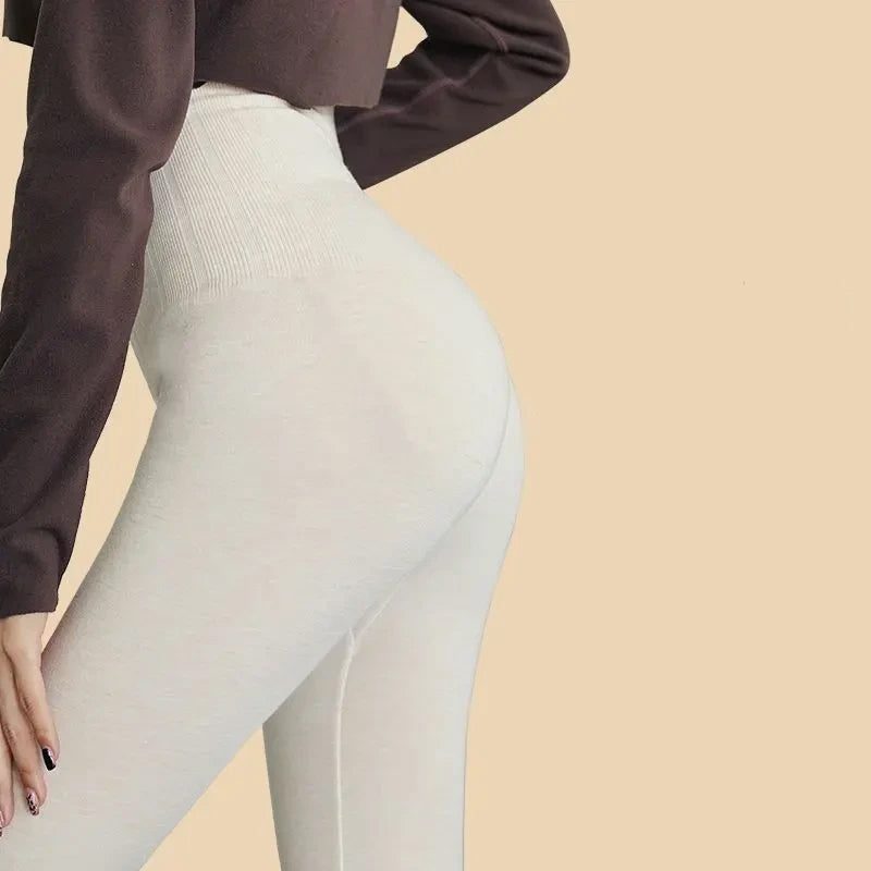 Warme, weiche, eng anliegende Damen-Baselayer-Hose