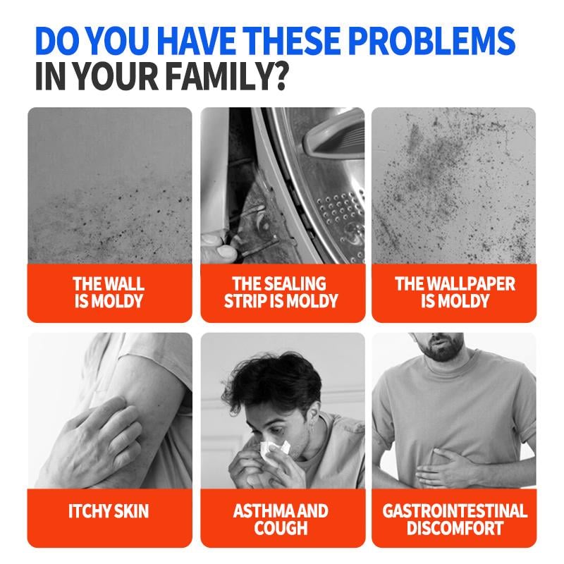 🔥 2+1 Aktion | Profi Schimmel- & Stockflecken-Spray – Entfernt hartnäckige Flecken an Fugen, Textilien und Fliesen mit Langzeitschutz🏡✨