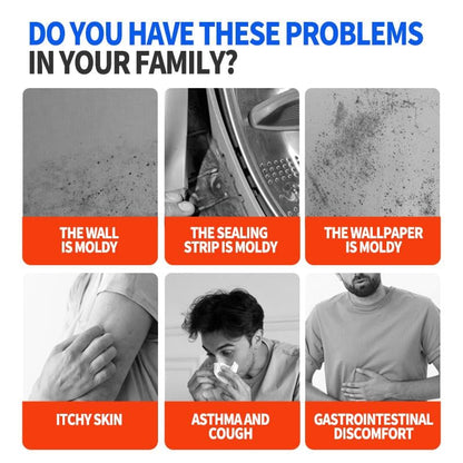 🔥 2+1 Aktion | Profi Schimmel- & Stockflecken-Spray – Entfernt hartnäckige Flecken an Fugen, Textilien und Fliesen mit Langzeitschutz🏡✨