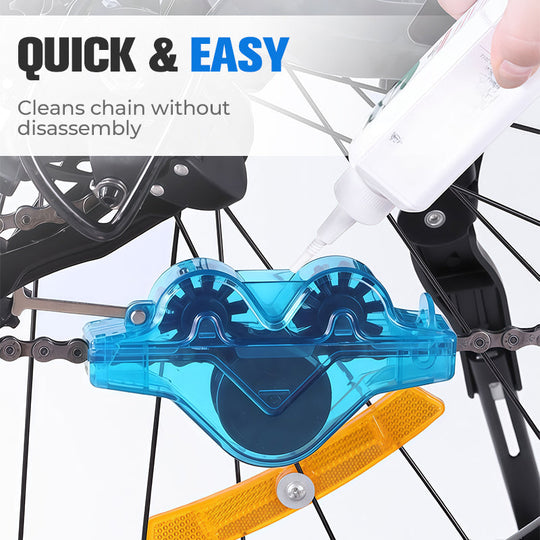 📢📢50 % Rabatt!! ⏰ 🚴‍♂️🔧 Fahrradkettenreiniger – Schnelle Fettlösung, Schützt vor Rost &amp; Einfache Anwendung für eine Saubere und Leise Kette 💦