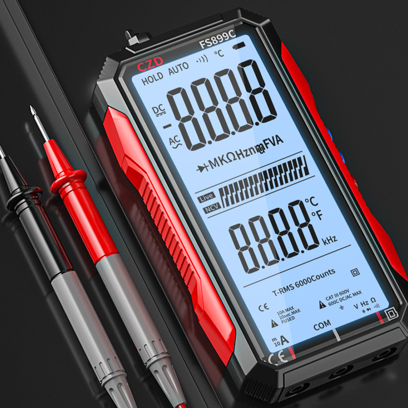 🔧 50% RABATT! ⚡ USB-Aufladbares Digitalmultimeter – Automatische Bereichswahl, LCD-Hintergrundbeleuchtung &amp; Tragbares Design 🔋