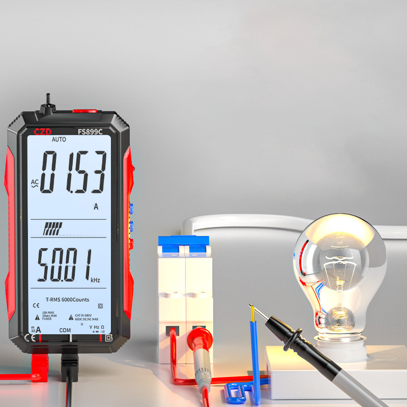 🔧 50% RABATT! ⚡ USB-Aufladbares Digitalmultimeter – Automatische Bereichswahl, LCD-Hintergrundbeleuchtung &amp; Tragbares Design 🔋