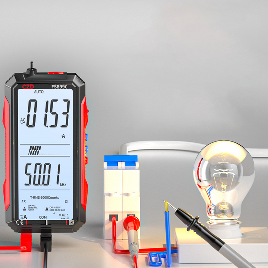 🔧 50% RABATT! ⚡ USB-Aufladbares Digitalmultimeter – Automatische Bereichswahl, LCD-Hintergrundbeleuchtung &amp; Tragbares Design 🔋