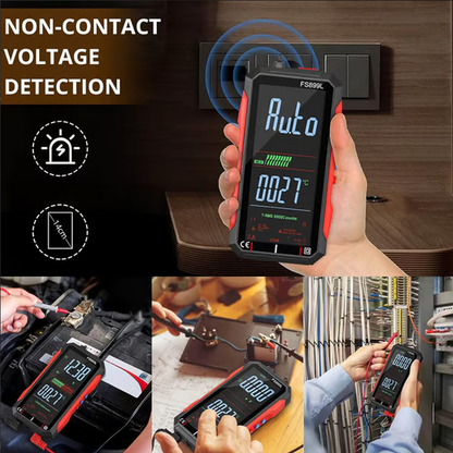🔧 50% RABATT! ⚡ USB-Aufladbares Digitalmultimeter – Automatische Bereichswahl, LCD-Hintergrundbeleuchtung & Tragbares Design 🔋