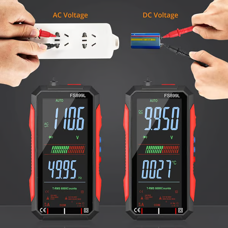 🔧 50% RABATT! ⚡ USB-Aufladbares Digitalmultimeter – Automatische Bereichswahl, LCD-Hintergrundbeleuchtung &amp; Tragbares Design 🔋