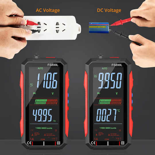 🔧 50% RABATT! ⚡ USB-Aufladbares Digitalmultimeter – Automatische Bereichswahl, LCD-Hintergrundbeleuchtung &amp; Tragbares Design 🔋
