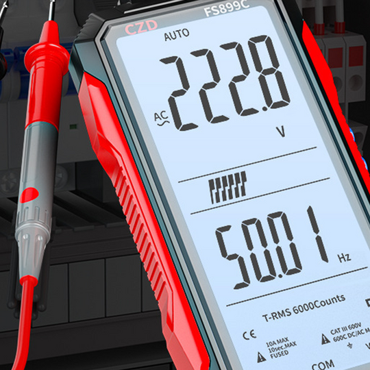 🔧 50% RABATT! ⚡ USB-Aufladbares Digitalmultimeter – Automatische Bereichswahl, LCD-Hintergrundbeleuchtung &amp; Tragbares Design 🔋