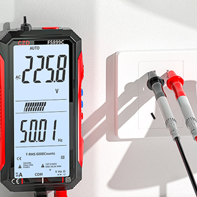 🔧 50% RABATT! ⚡ USB-Aufladbares Digitalmultimeter – Automatische Bereichswahl, LCD-Hintergrundbeleuchtung &amp; Tragbares Design 🔋