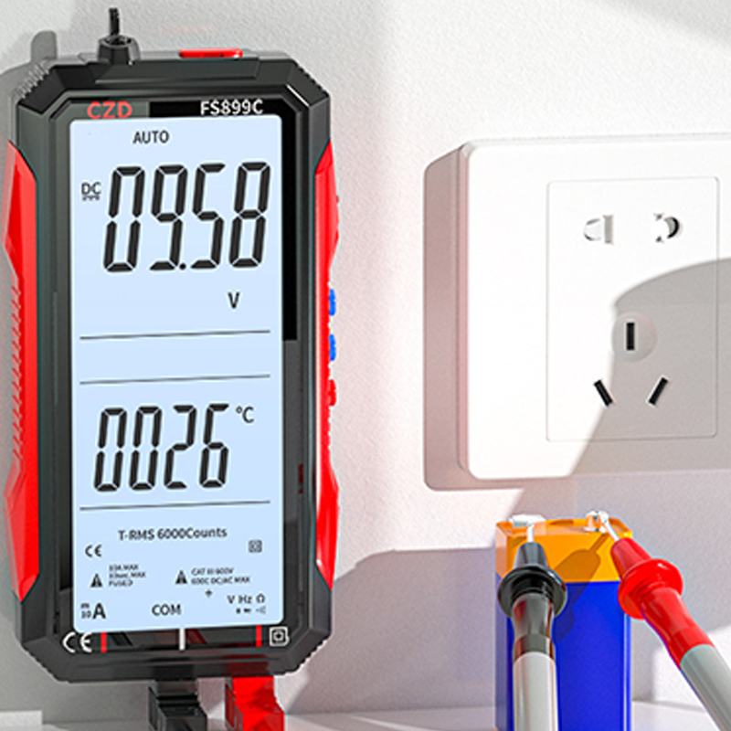 🔧 50% RABATT! ⚡ USB-Aufladbares Digitalmultimeter – Automatische Bereichswahl, LCD-Hintergrundbeleuchtung &amp; Tragbares Design 🔋